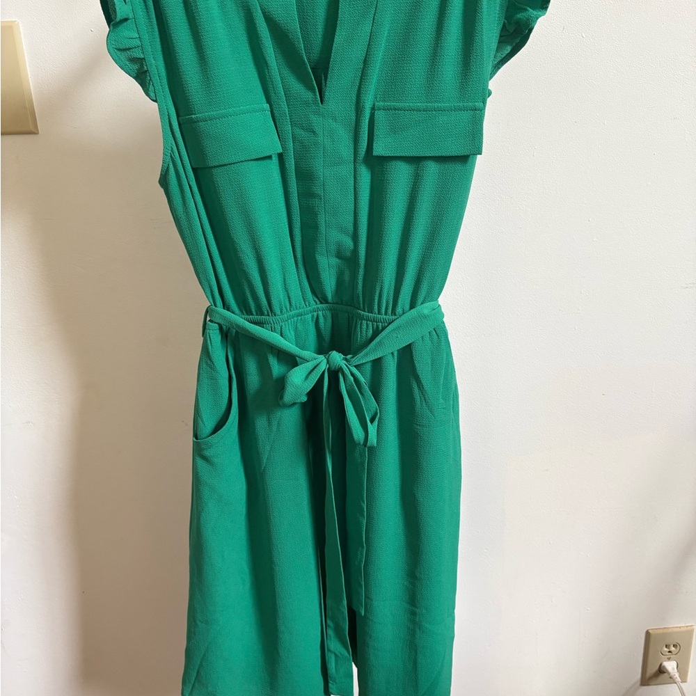 Monteau Green Midi Dress